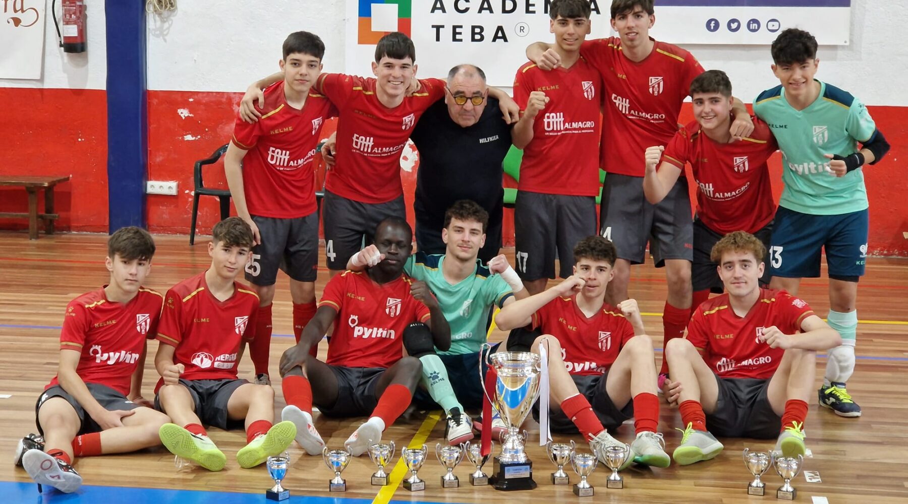 El juvenil ‘B’ PYLTIN Albolote FS finaliza la temporada como campeón de liga en Segunda Andaluza