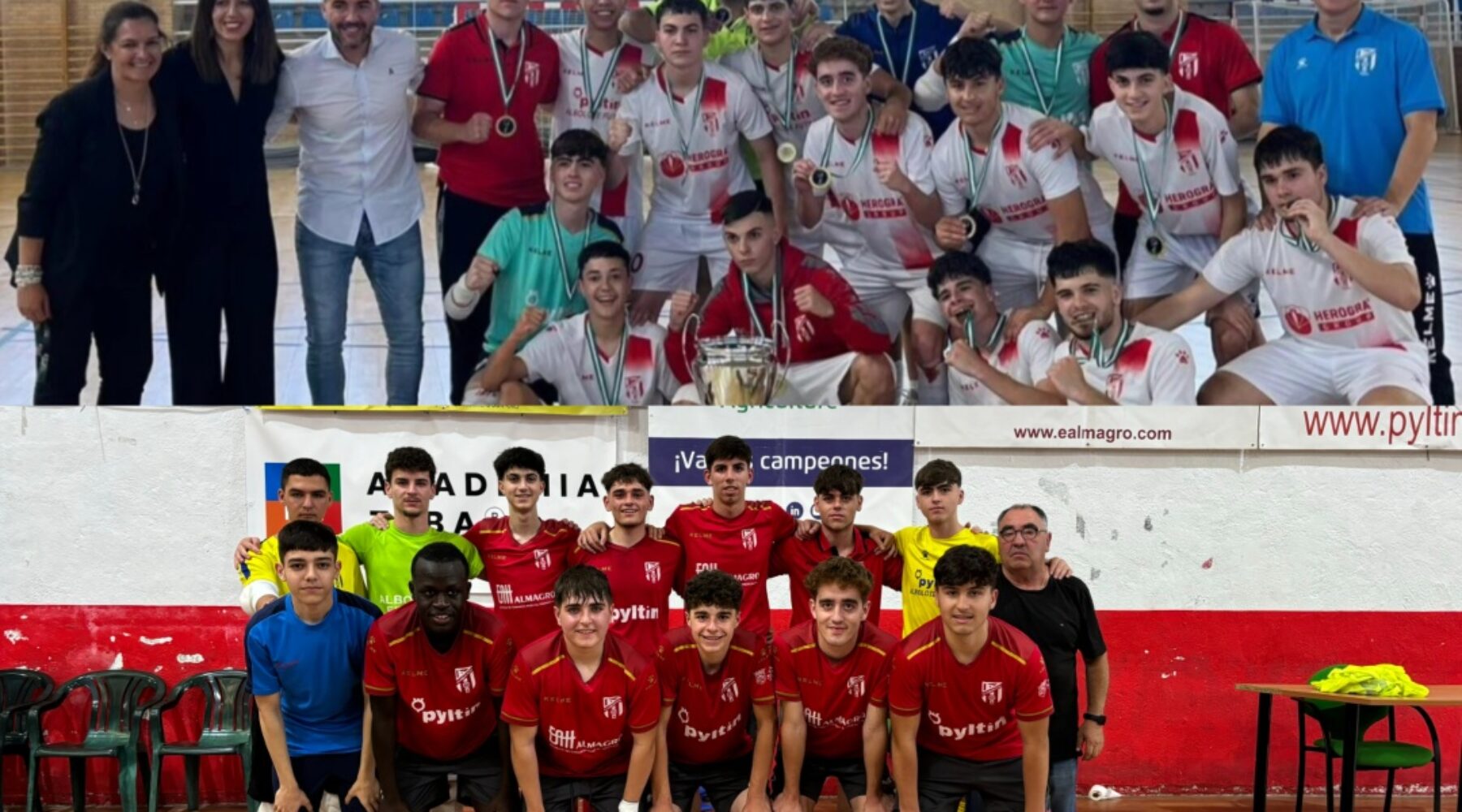 El juvenil PYLTIN Albolote FS se lleva la ‘Copa Andalucía’ y el juvenil ‘B’ PYLTIN Albolote FS consuma su ascenso a Primera Andaluza
